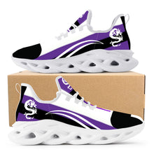 Load image into Gallery viewer, SWAN White Logo, Purple, Black &amp; White  Flex Control Sneaker - White
