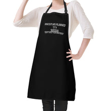 Load image into Gallery viewer, Ancestors Native Black  White Logo &amp; Black Apron

