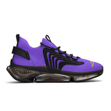 Load image into Gallery viewer, DCYG Purple &amp; Gold Air Max React Sneakers - Black
