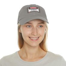 Load image into Gallery viewer, Don't Cheat Your Greatness, Dangerous, Dad Hat with Leather Patch
