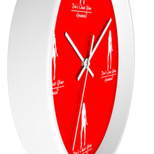 Load image into Gallery viewer, Women's Red &amp; White Wall clock
