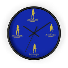 Load image into Gallery viewer, Womens Blue &amp; Gold Wall clock
