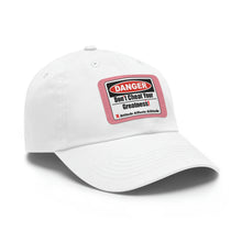 Load image into Gallery viewer, Don't Cheat Your Greatness, Dangerous, Dad Hat with Leather Patch
