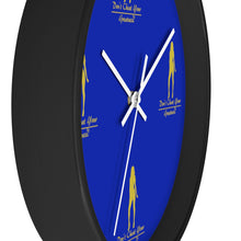 Load image into Gallery viewer, Womens Blue &amp; Gold Wall clock
