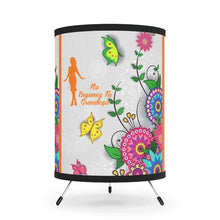 Load image into Gallery viewer, Espanol Tripod Lamp with High-Res Printed Shade, US\CA plug
