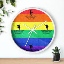Load image into Gallery viewer, LGBTQ Wall clock

