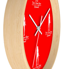 Load image into Gallery viewer, Women's Red &amp; White Wall clock
