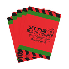 Load image into Gallery viewer, Black People ,Get That Bag, Playing Cards

