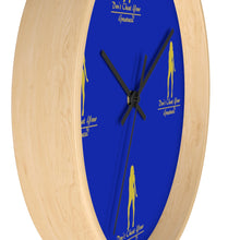 Load image into Gallery viewer, Womens Blue &amp; Gold Wall clock
