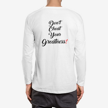 Load image into Gallery viewer, DONT CHEAT YOUR GREATNESS(R) Men's Crew Neck Long sleeve T-shirt
