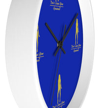 Load image into Gallery viewer, Womens Blue &amp; Gold Wall clock
