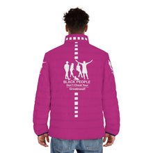 Load image into Gallery viewer, Black People Men's Puffer Jacket (AOP)
