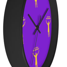 Load image into Gallery viewer, LA Purple  &amp; Gold Wall clock
