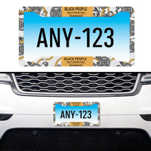 Load image into Gallery viewer, Black People Customized License Plate Frames
