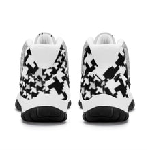 Load image into Gallery viewer, Arabic High Top Air Retro Sneakers - White
