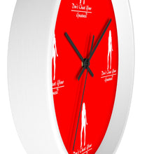 Load image into Gallery viewer, Women's Red &amp; White Wall clock
