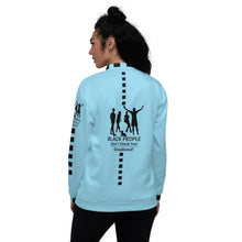 Load image into Gallery viewer, Black People Bomber Jacket
