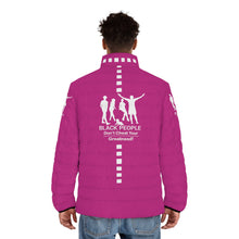 Load image into Gallery viewer, Black People Men's Puffer Jacket (AOP)
