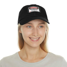 Load image into Gallery viewer, Don't Cheat Your Greatness, Dangerous, Dad Hat with Leather Patch
