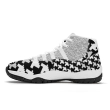 Load image into Gallery viewer, Arabic High Top Air Retro Sneakers - White
