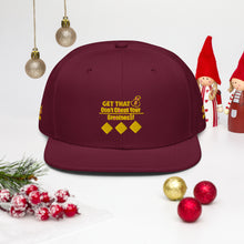 Load image into Gallery viewer, Get That Bag ,Snapback Hat
