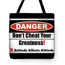 Load image into Gallery viewer, Warning Dangerous  - Tote Bag
